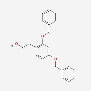 molecular formula C22H22O3 B8343914 2-(2,4-Bis(benzyloxy)phenyl)ethanol 
