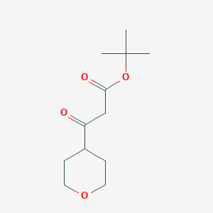 3-Oxo-3-(tetrahydro-pyran-4-yl)-propionic Acid Tert-butyl Ester
