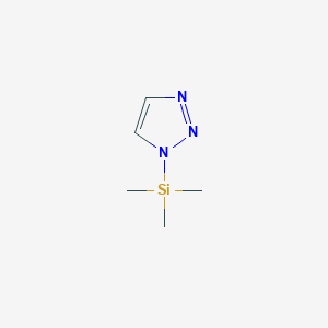 molecular formula C5H11N3Si B083443 1-(Trimethylsilyl)-1H-1,2,3-triazole CAS No. 13257-88-0