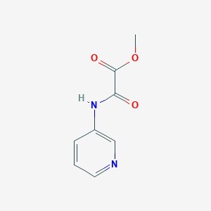 molecular formula C8H8N2O3 B8344340 Methyl 2-[(pyridin-3-yl)amino]-2-oxoacetate 