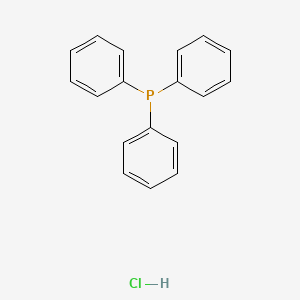 molecular formula C18H16ClP B8344369 Triphenylphosphane;hydrochloride 