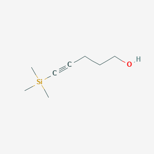 molecular formula C8H16OSi B083444 5-(Trimethylsilyl)-4-pentyn-1-ol CAS No. 13224-84-5