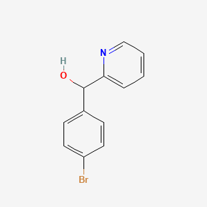 molecular formula C12H10BrNO B8344477 (4-Bromophenyl)(pyridin-2-yl)methanol 