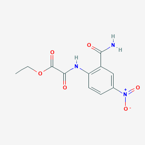 Ethyl {[2-(aminocarbonyl)-4-nitrophenyl]amino}(oxo)acetate