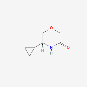 (S)-5-cyclopropylmorpholin-3-one