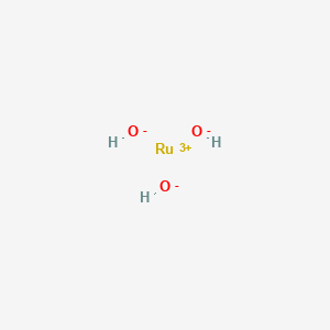 molecular formula H3O3Ru B8344670 Ruthenium(III)trihydroxide 