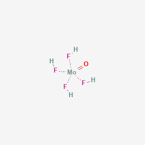 molecular formula F4MoO<br>F4H4MoO B083447 Tetrafluoridooxidomolybdenum CAS No. 14459-59-7