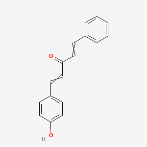 1-(4-Hydroxyphenyl)-5-phenylpenta-1,4-dien-3-one