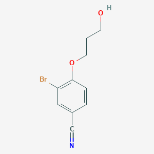 3-Bromo-4-(3-hydroxypropoxy)benzonitrile