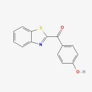 molecular formula C14H9NO2S B8344718 2-(4-Hydroxybenzoyl)benzothiazole 