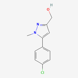 [5-(4-chloro-phenyl)-1-methyl-1H-pyrazol-3-yl]-methanol