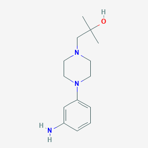 1-[4-(3-Amino-phenyl)-piperazin-1-yl]-2-methyl-propan-2-ol