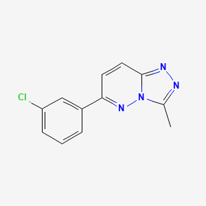 3-Methyl-6-(m-chlorophenyl)-1,2,4-triazolo[4,3-b]pyridazine