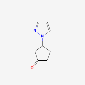 1-(3-Oxocyclopentyl)-1H-pyrazole