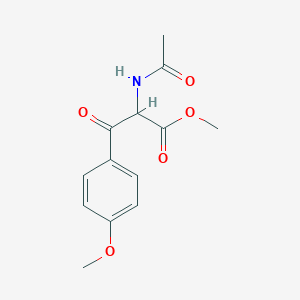 Methyl 2-acetamido-3-(4-methoxyphenyl)-3-oxopropanoate
