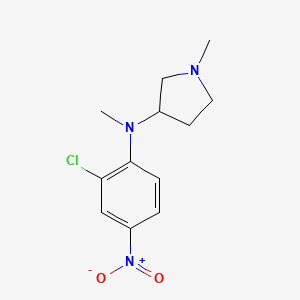 (2-Chloro-4-nitro-phenyl)-methyl(1-methyl-pyrrolidin-3-yl)-amine