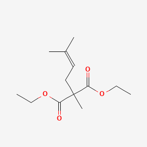 Diethyl methyl(3-methylbut-2-en-1-yl)propanedioate