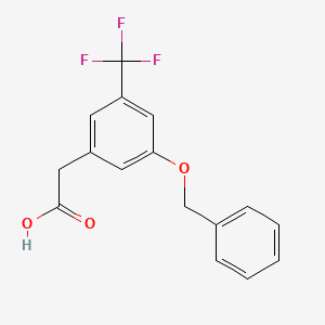 (3-Benzyloxy-5-trifluoromethyl-phenyl)-acetic acid