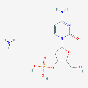 molecular formula C9H17N4O7P B008345 2'-Deoxycytidine 3'-monophosphate ammonium salt CAS No. 102783-50-6