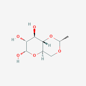 molecular formula C8H14O6 B083450 4,6-O-Ethylidene-alpha-D-glucose CAS No. 13224-99-2