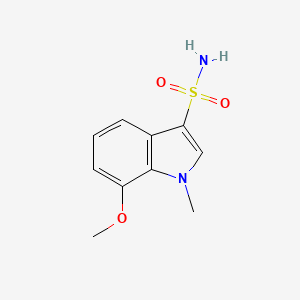 7-Methoxy-1-methyl-1H-indole-3-sulfonic acid amide