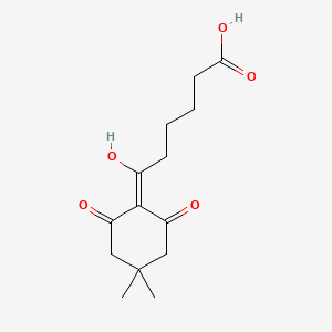 6-Hydroxy-6-(4,4-dimethyl-2,6-dioxocyclohexylidene)-hexanoic acid