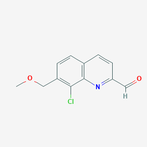 8-Chloro-2-formyl-7-methoxymethylquinoline