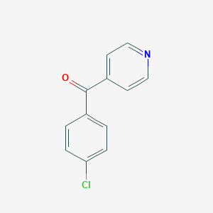 molecular formula C12H8ClNO B083455 4-(4-Chlorobenzoyl)pyridine CAS No. 14548-48-2
