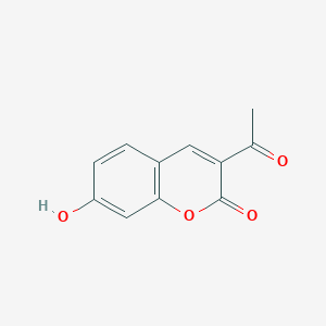 molecular formula C11H8O4 B083457 3-acetyl-7-hydroxy-2H-chromen-2-one CAS No. 10441-27-7