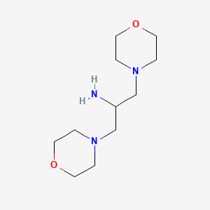 1,3-Dimorpholino-2-propylamine