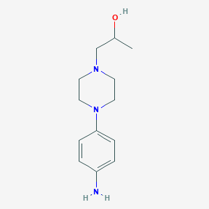 1-[4-(4-Aminophenyl)piperazin-1-yl]propan-2-ol