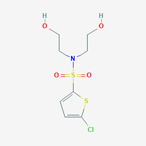 5-Chloro-thiophene-2-sulfonic acid bis-(2-hydroxy-ethyl)-amide