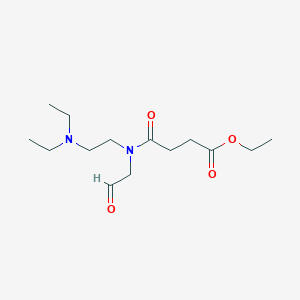 molecular formula C14H26N2O4 B8345819 Ethyl 4-{[2-(diethylamino)ethyl](2-oxoethyl)amino}-4-oxobutanoate 
