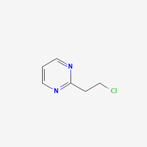 molecular formula C6H7ClN2 B8345844 2-(2-Chloroethyl)pyrimidine 