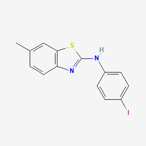 N-(4-iodophenyl)-6-methyl-1,3-benzothiazol-2-amine