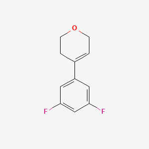 4-(3,5-difluorophenyl)-3,6-dihydro-2H-pyran