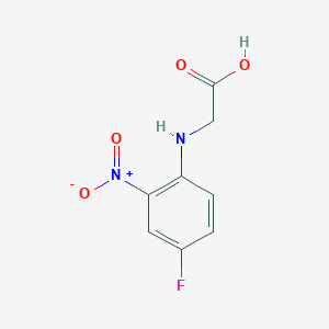 molecular formula C8H7FN2O4 B8346055 (4-Fluoro-2-nitro-phenylamino)-acetic acid 