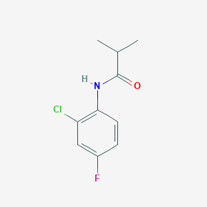 N-(2-chloro-4-fluorophenyl)-2-methylpropanamide