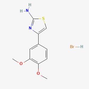 4-(3,4-Dimethoxy-phenyl)-thiazol-2-ylamine hydrobromide