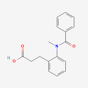 Hydrocinnamic acid, 2-(N-methylbenzamido)-