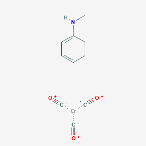 Tricarbonyl((1,2,3,4,5,6-eta)-N-methylaniline)chromium