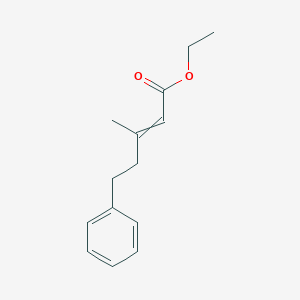 Ethyl 5-phenyl-3-methyl-2-pentenoate