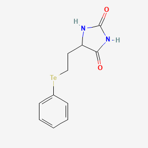 5-(beta[Phenyl telluro]ethyl)hydantoin