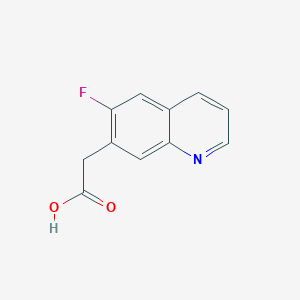 2-(6-Fluoroquinolin-7-yl)acetic acid