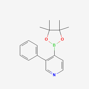 3-Phenyl-4-(4,4,5,5-tetramethyl-1,3,2-dioxaborolan-2-yl)pyridine
