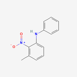 molecular formula C13H12N2O2 B8346187 (3-Methyl-2-nitrophenyl)phenylamine 