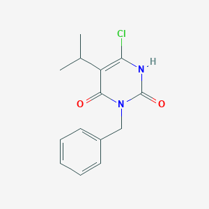 3-benzyl-6-chloro-5-isopropylpyrimidine-2,4(1H,3H)-dione