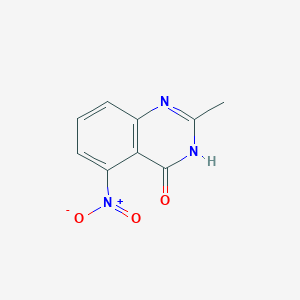 molecular formula C9H7N3O3 B8346260 2-methyl-5-nitro-3H-quinazolin-4-one 