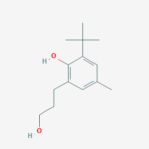 3-(3-Tert-butyl-2-hydroxy-5-methylphenyl)-1-propanol