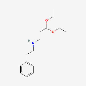 3,3-Diethoxy-N-phenethyl-propan-1-amine